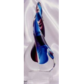 Art Glass Sculpture - Medium Twisted Teardrop